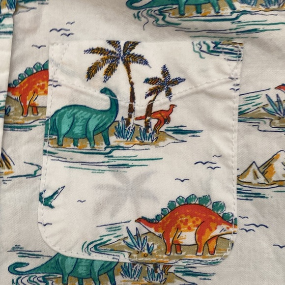 Children’s Place Dinosaur Button Down Shirt, 2T - Picture 5 of 7